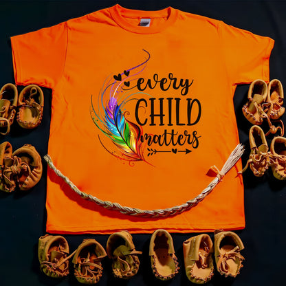 Every Child Matters Native Feathers Native American Unisex T-Shirt/Hoodie/Sweatshirt 186