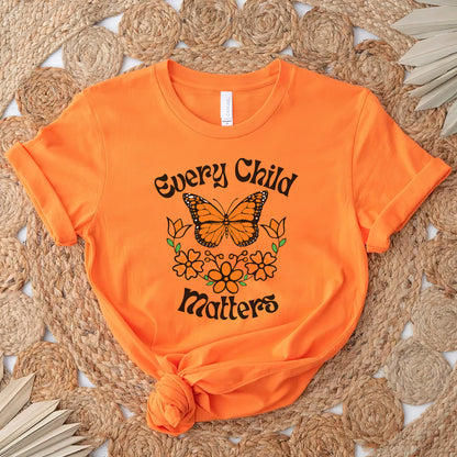 Every Child Matters Native Orange Butterfly Native American Unisex T-Shirt/Hoodie/Sweatshirt