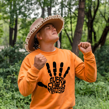 Every Child Matters Handprint Typography For Orange Shirt Day Unisex T-Shirt/Hoodie/Sweatshirt 190