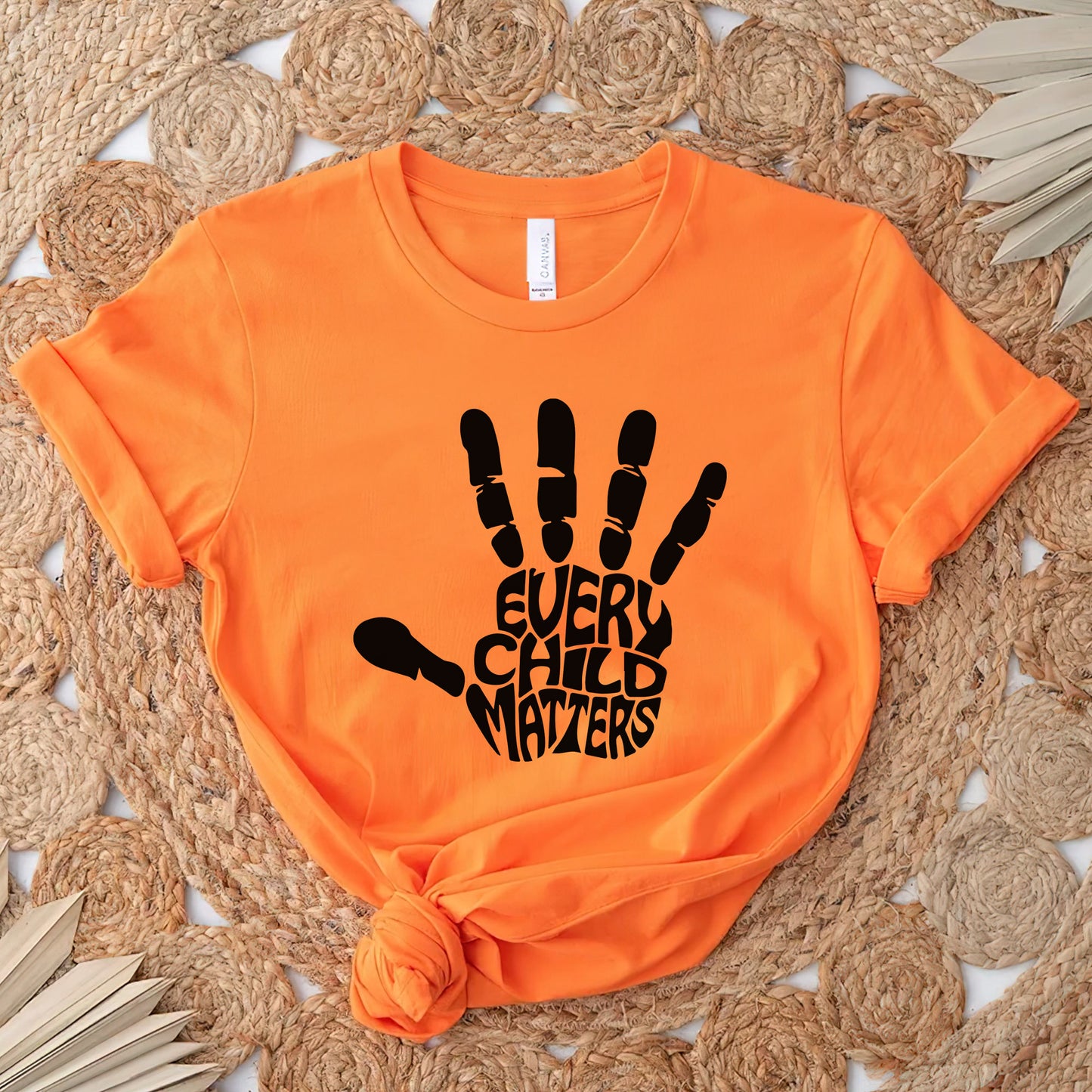 Every Child Matters Handprint Typography Unisex T-Shirt/Hoodie/Sweatshirt 190