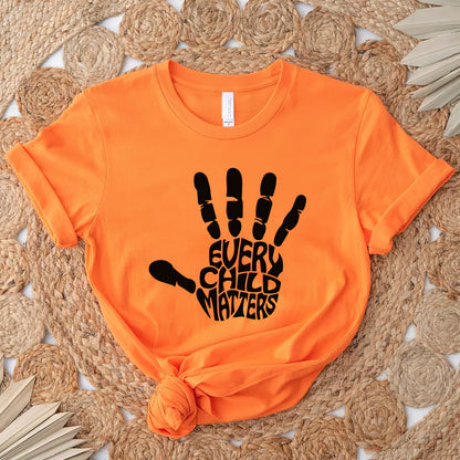 Every Child Matters Handprint Typography Unisex T-Shirt/Hoodie/Sweatshirt 190