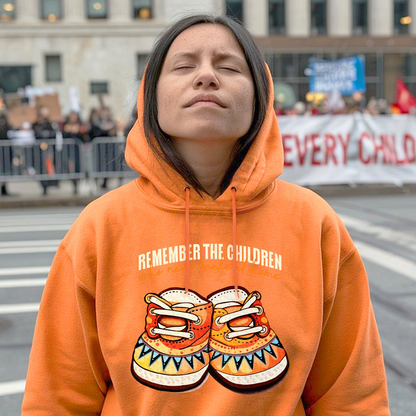 Remember the Children Orange Shoes For Orange Shirt Day Unisex T-Shirt/Hoodie/Sweatshirt 200