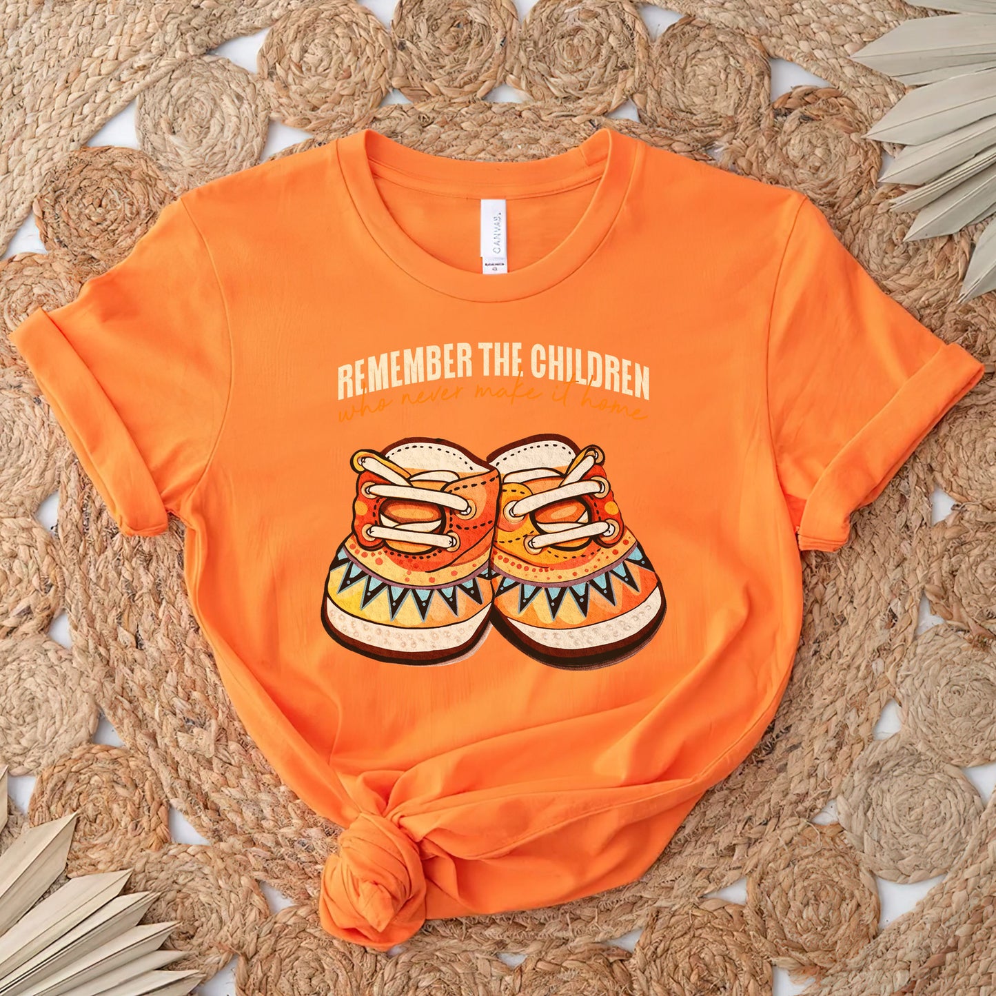 Remember the Children Orange Shoes For Orange Shirt Day Unisex T-Shirt/Hoodie/Sweatshirt 200