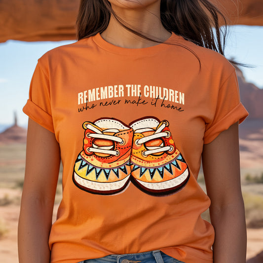 Every Child Matters Remember The Children Orange Shoes Unisex T-Shirt/Hoodie/Sweatshirt 200