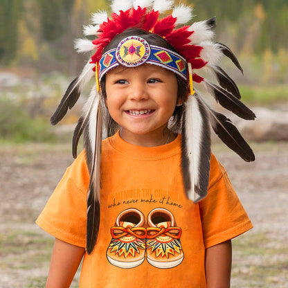 Remember the Children Orange Moccasins For Orange Shirt Day Unisex T-Shirt/Hoodie/Sweatshirt 201
