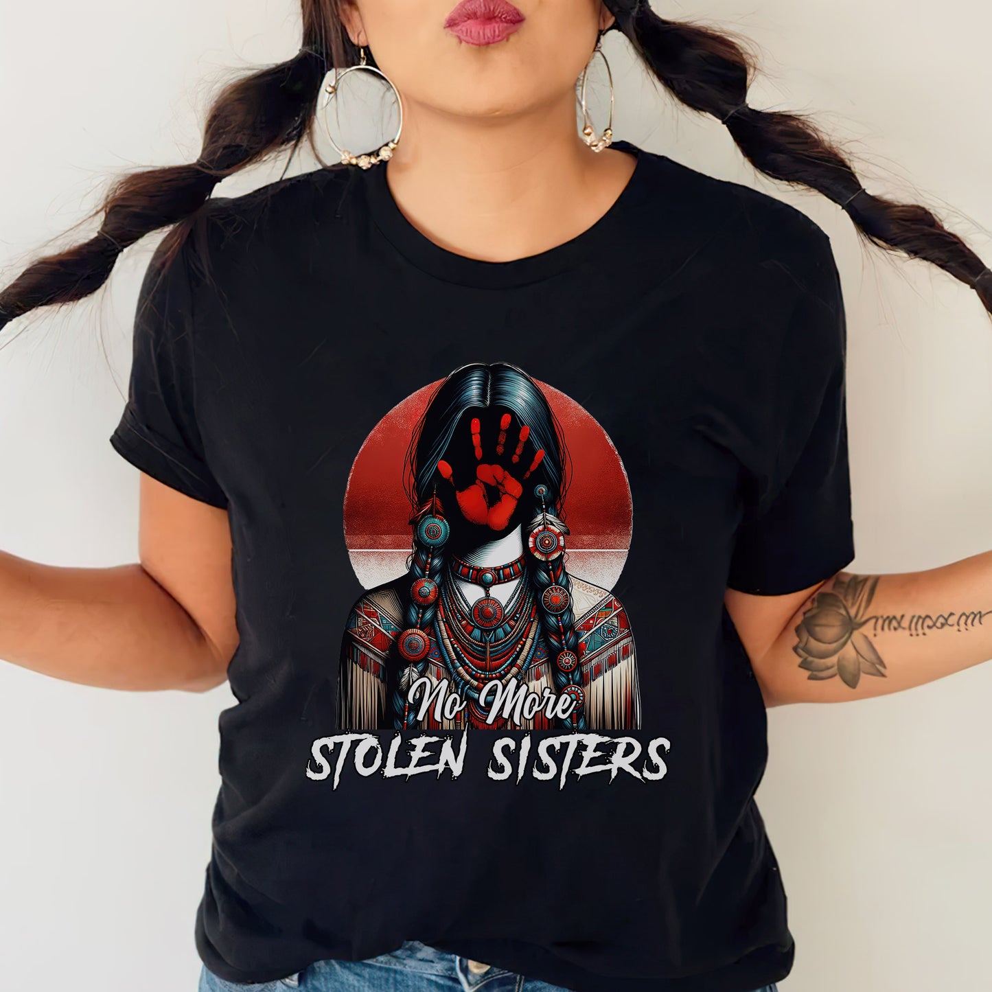 MMIW No More Stolen Sisters No Face Unisex T-Shirt/Hoodie/Sweatshirt