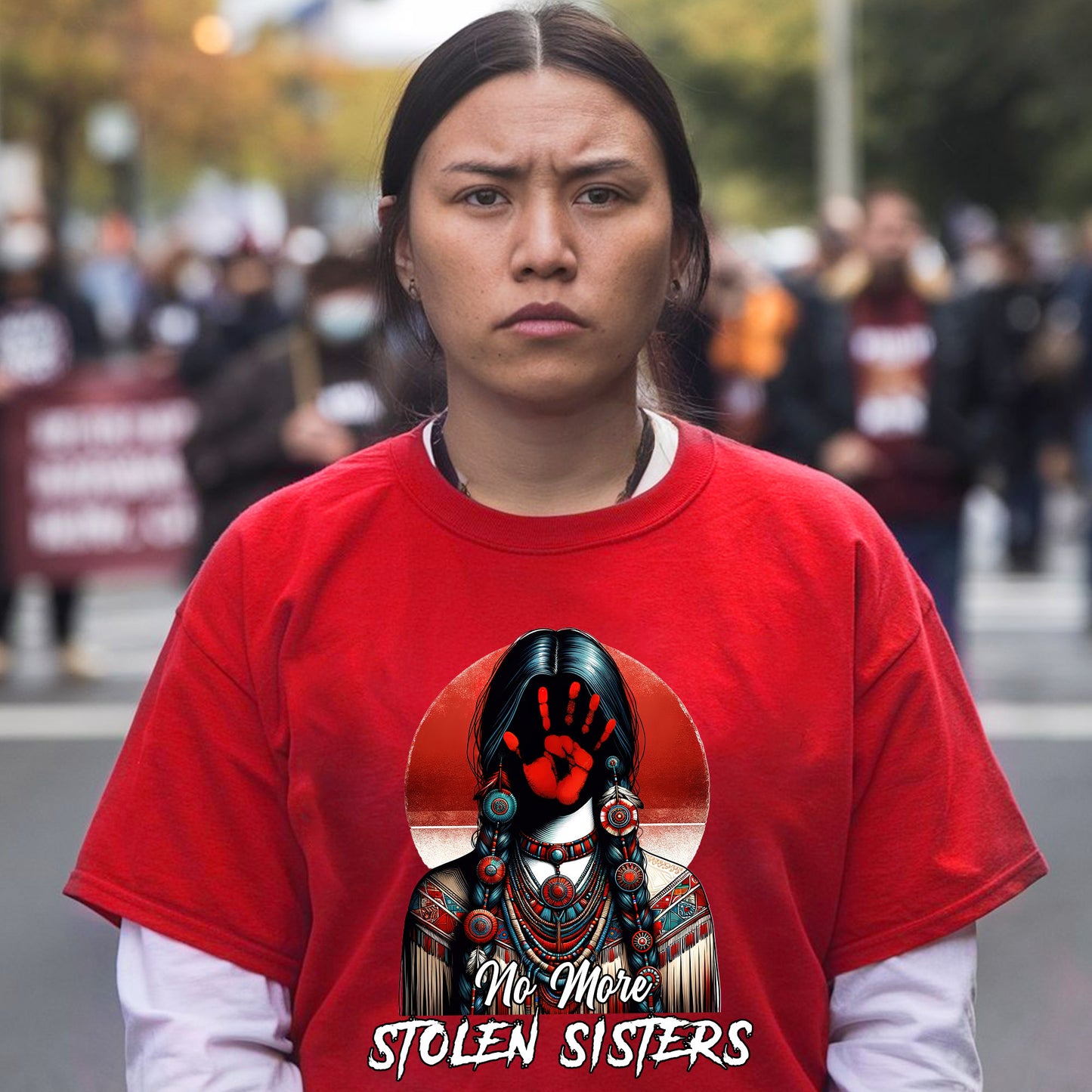 MMIW No More Stolen Sisters No Face Unisex T-Shirt/Hoodie/Sweatshirt