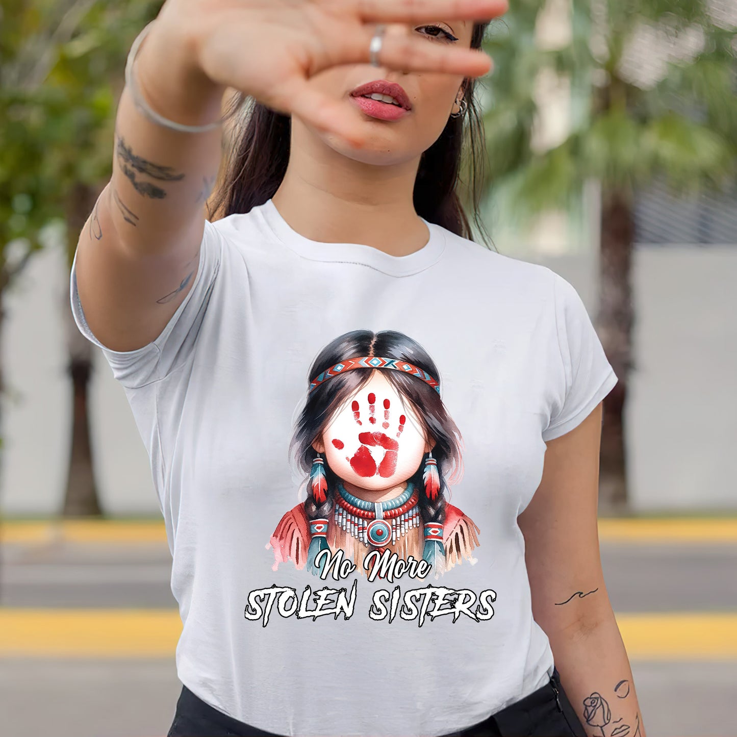 MMIW No More Stolen Sisters No Face Unisex T-Shirt/Hoodie/Sweatshirt