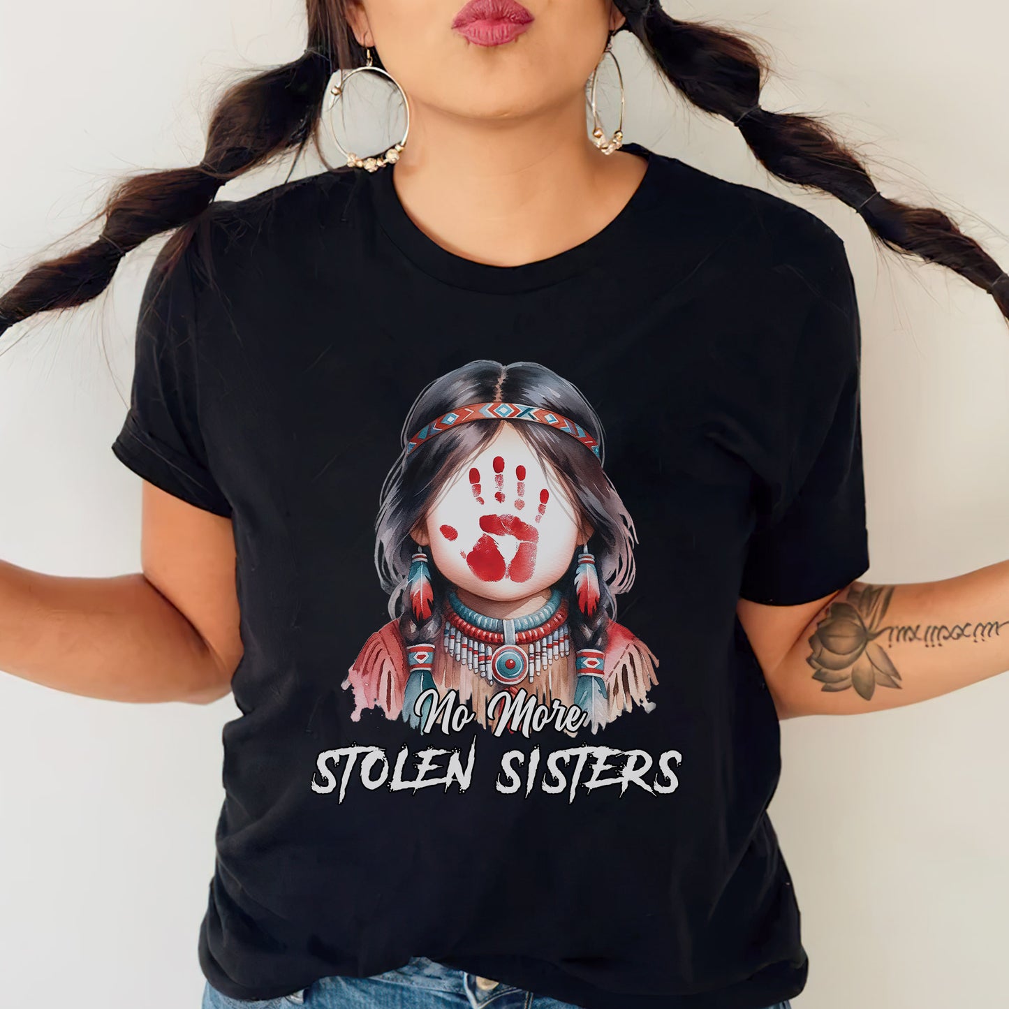 MMIW No More Stolen Sisters No Face Unisex T-Shirt/Hoodie/Sweatshirt