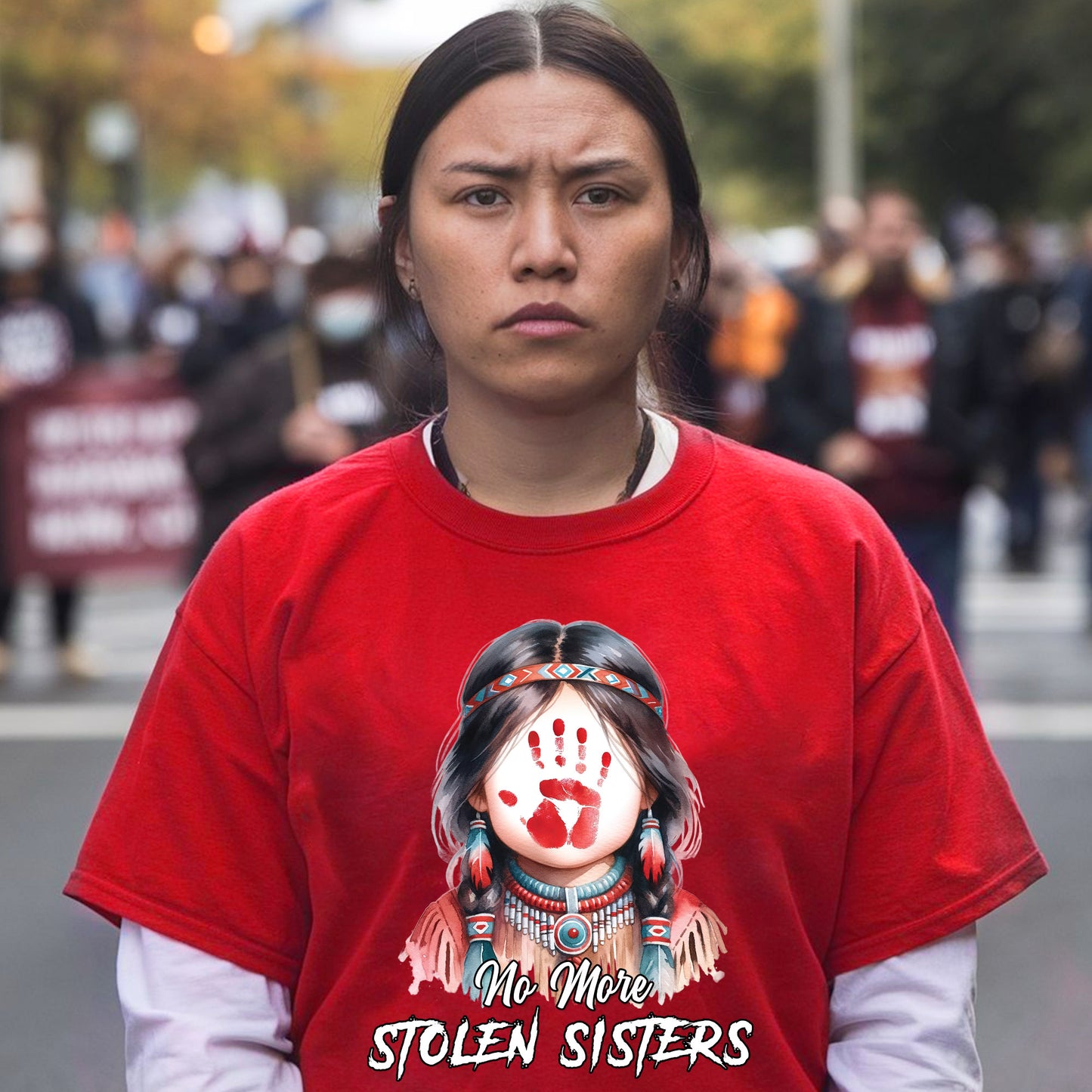 MMIW No More Stolen Sisters No Face Unisex T-Shirt/Hoodie/Sweatshirt