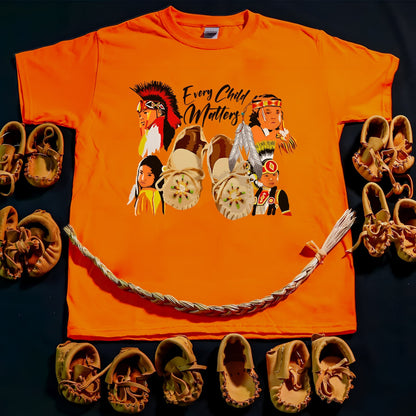 Every Child Matters Indigenous Youth Tribute For Orange Shirt Day Unisex T-Shirt/Hoodie/Sweatshirt 214