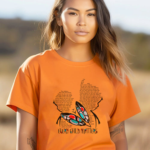 Every Child Matters The Children Took The Silence For Orange Shirt Day Unisex T-Shirt/Hoodie/Sweatshirt 215