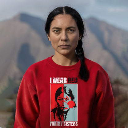 MMIW Awareness Indigenous Red Hand Women Gifts Unisex T-Shirt/T-Shirt V-Neck/Hoodie/Sweatshirt