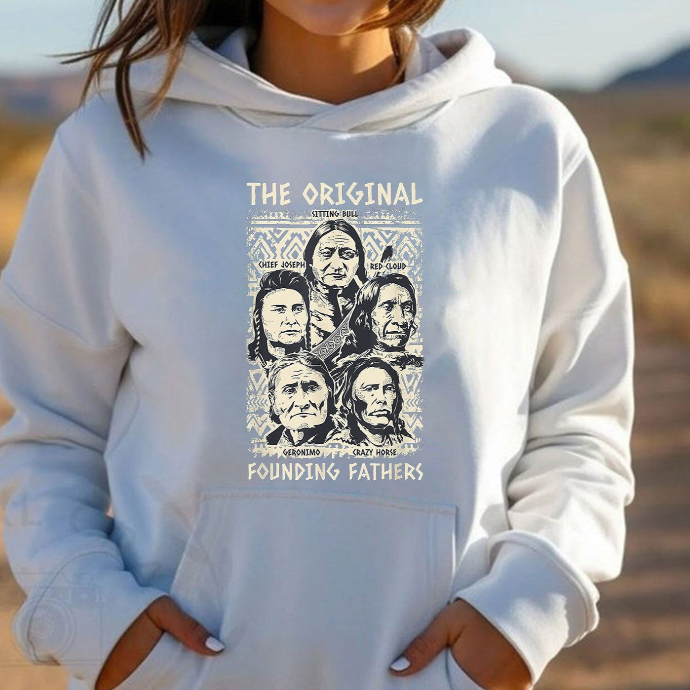 Native American Chief The Original Founding Five Father Hoodie Unisex T-Shirt/Hoodie/Sweatshirt