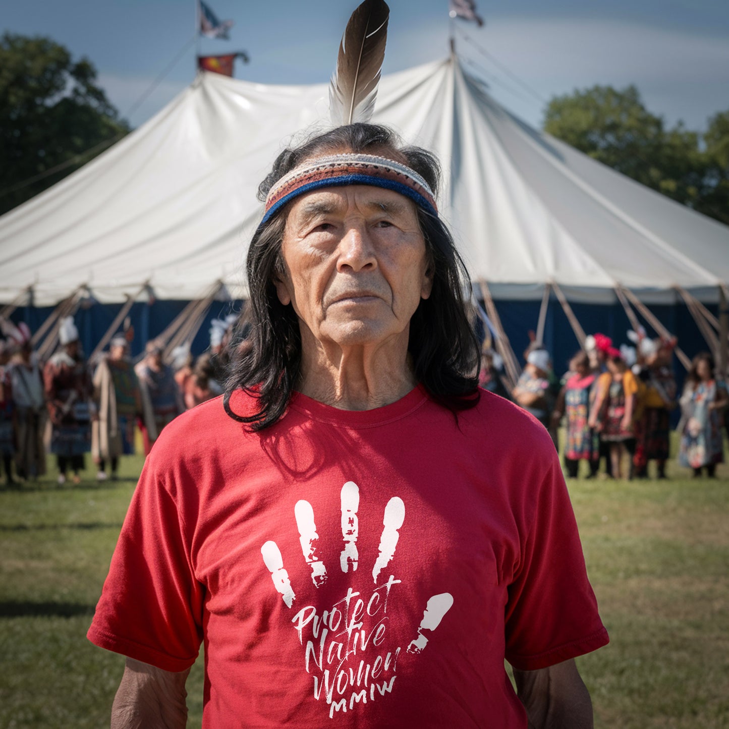 MMIW Protect Native Women Red Hand Unisex T-Shirt/T-Shirt V-Neck/Hoodie/Sweatshirt