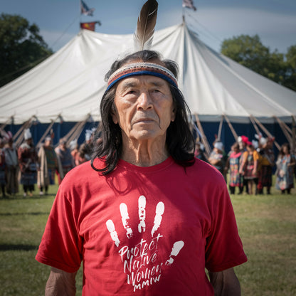 MMIW Protect Native Women Red Hand Unisex T-Shirt/T-Shirt V-Neck/Hoodie/Sweatshirt