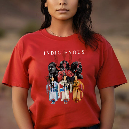 MMIW Native American Indigenous Red Hand Indian Blood Themed Unisex T-Shirt/Hoodie/Sweatshirt