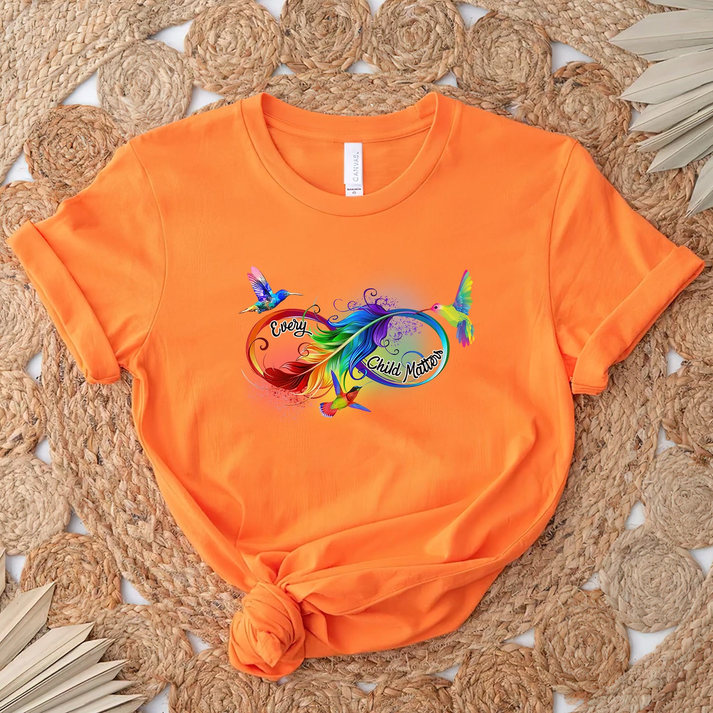 Every Child Matters Shirt Spirit Feather Birds Edition For Orange Shirt Day Unisex T-Shirt/Hoodie/Sweatshirt 229