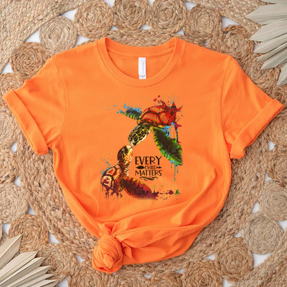 Every Child Matters Shirt Artistic Turtle Style For Orange Shirt Day Unisex T-Shirt/Hoodie/Sweatshirt 230