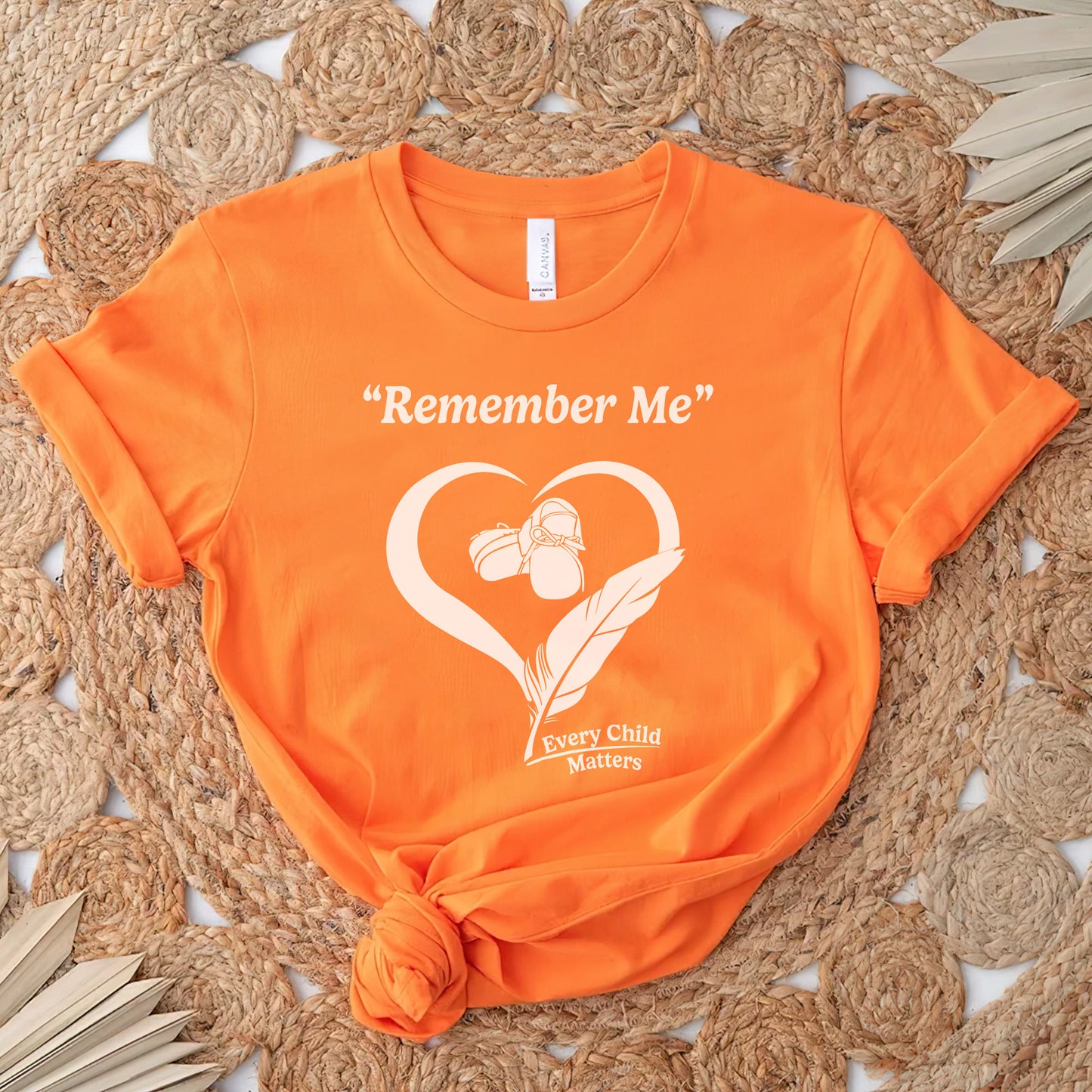 Feathered Memory Tribute For Orange Shirt Day Unisex T-Shirt/Hoodie/Sweatshirt 263