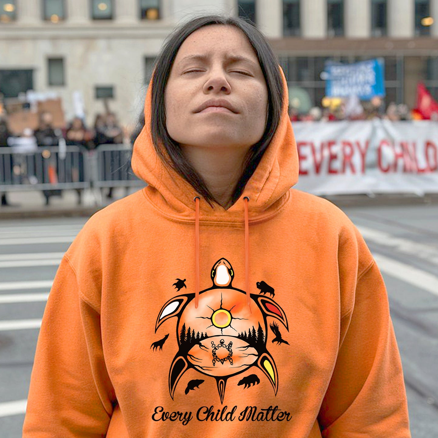 Turtle Of Healing Every Child Matters For Orange Shirt Day Unisex T-Shirt/Hoodie/Sweatshirt 264