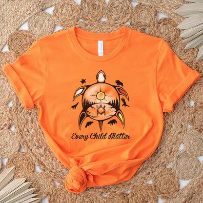 Turtle Of Healing Every Child Matters For Orange Shirt Day Unisex T-Shirt/Hoodie/Sweatshirt 264