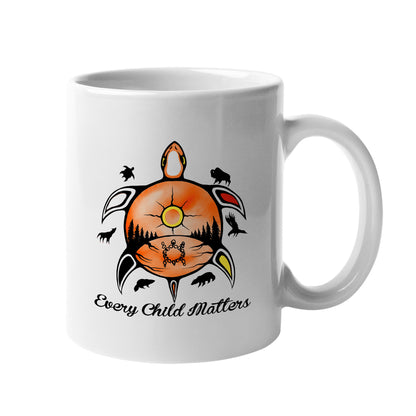 Every Child Matters Turtle For Orange Shirt Day Ceramic Coffee Mug