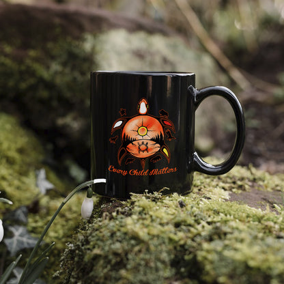 Every Child Matters Turtle For Orange Shirt Day Ceramic Coffee Mug