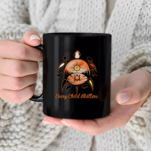 Every Child Matters Turtle For Orange Shirt Day Ceramic Coffee Mug
