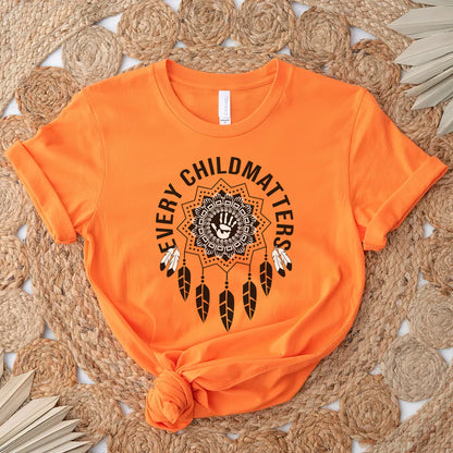 Dreamcatcher Handprint Every Child Matters For Orange Shirt Day Unisex T-Shirt/Hoodie/Sweatshirt 265