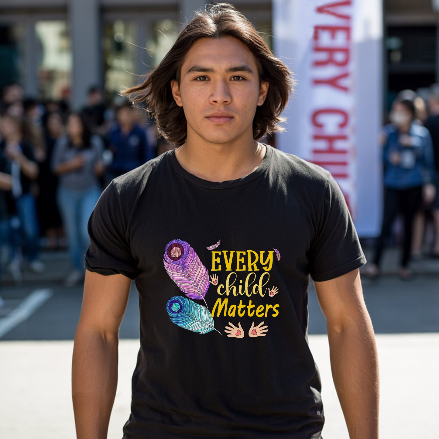 Every Child Matters Feathers Of Hope Unisex T-Shirt/Hoodie/Sweatshirt 267