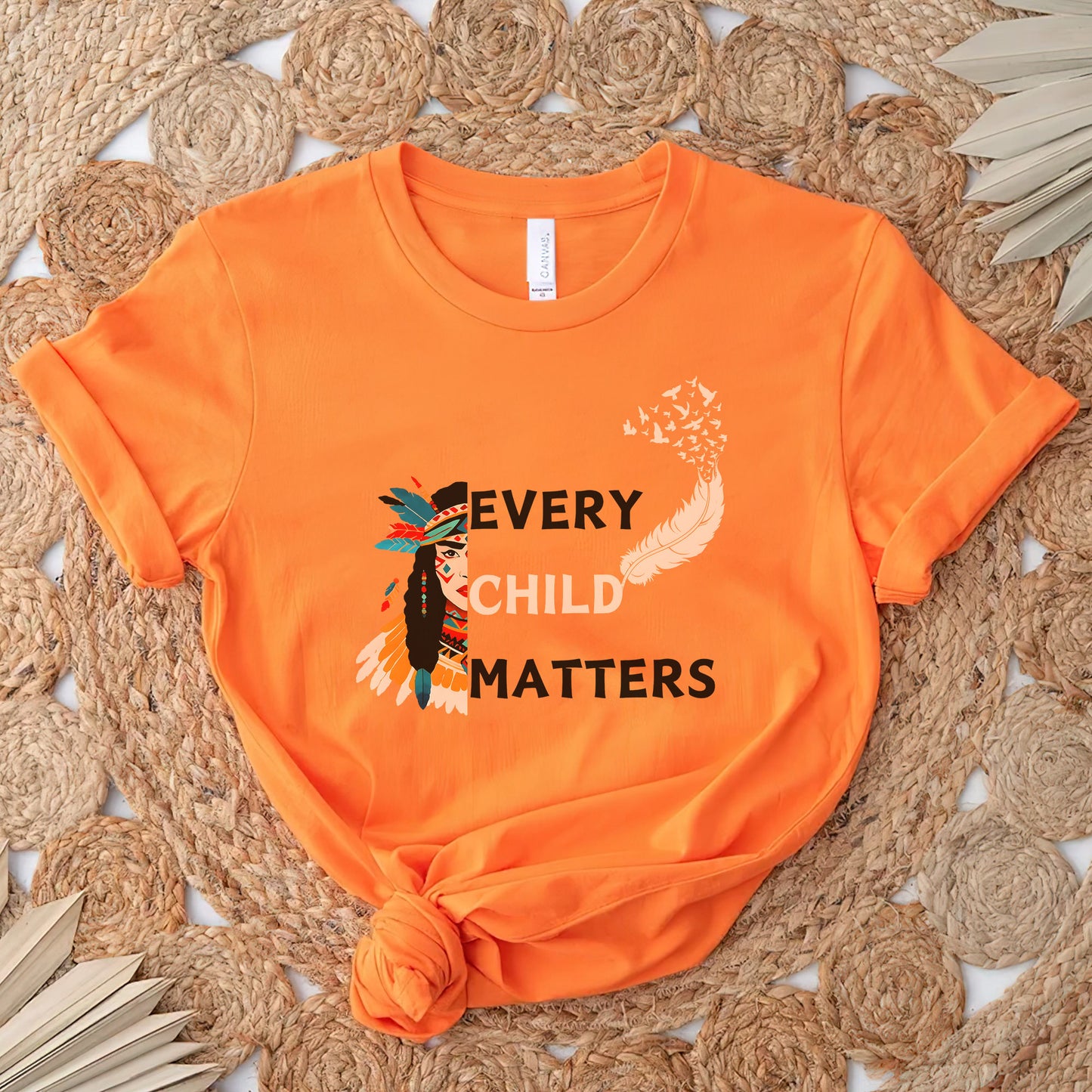 Every Child Matters Native Woman For Orange Shirt Day Unisex T-Shirt/Hoodie/Sweatshirt 268