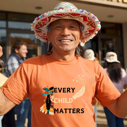 Every Child Matters Native Woman For Orange Shirt Day Unisex T-Shirt/Hoodie/Sweatshirt 268