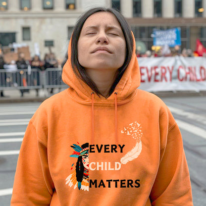 Every Child Matters Native Woman For Orange Shirt Day Unisex T-Shirt/Hoodie/Sweatshirt 268