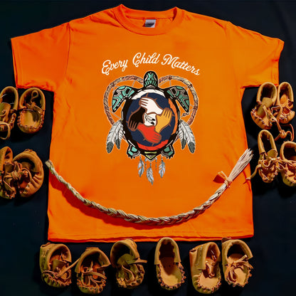 Every Child Matters Turtle Hand Together Native American Unisex T-Shirt/Hoodie/Sweatshirt 278