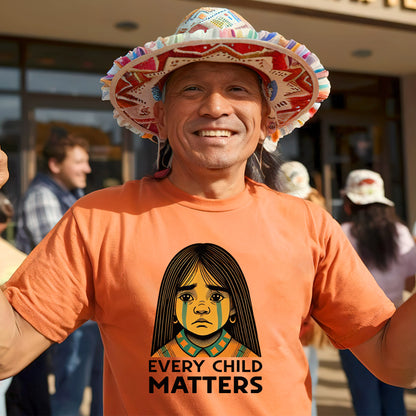 Every Child Matters Native Girl For Orange Shirt Day Unisex T-Shirt/Hoodie/Sweatshirt 286