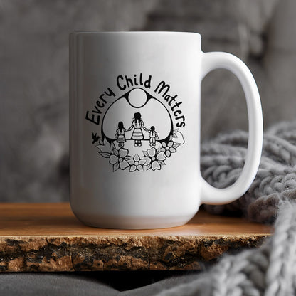Every Child Matters Native Children For Orange Shirt Day Ceramic Coffee Mug