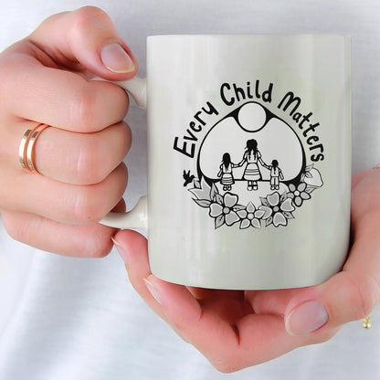 Every Child Matters Native Children For Orange Shirt Day Ceramic Coffee Mug