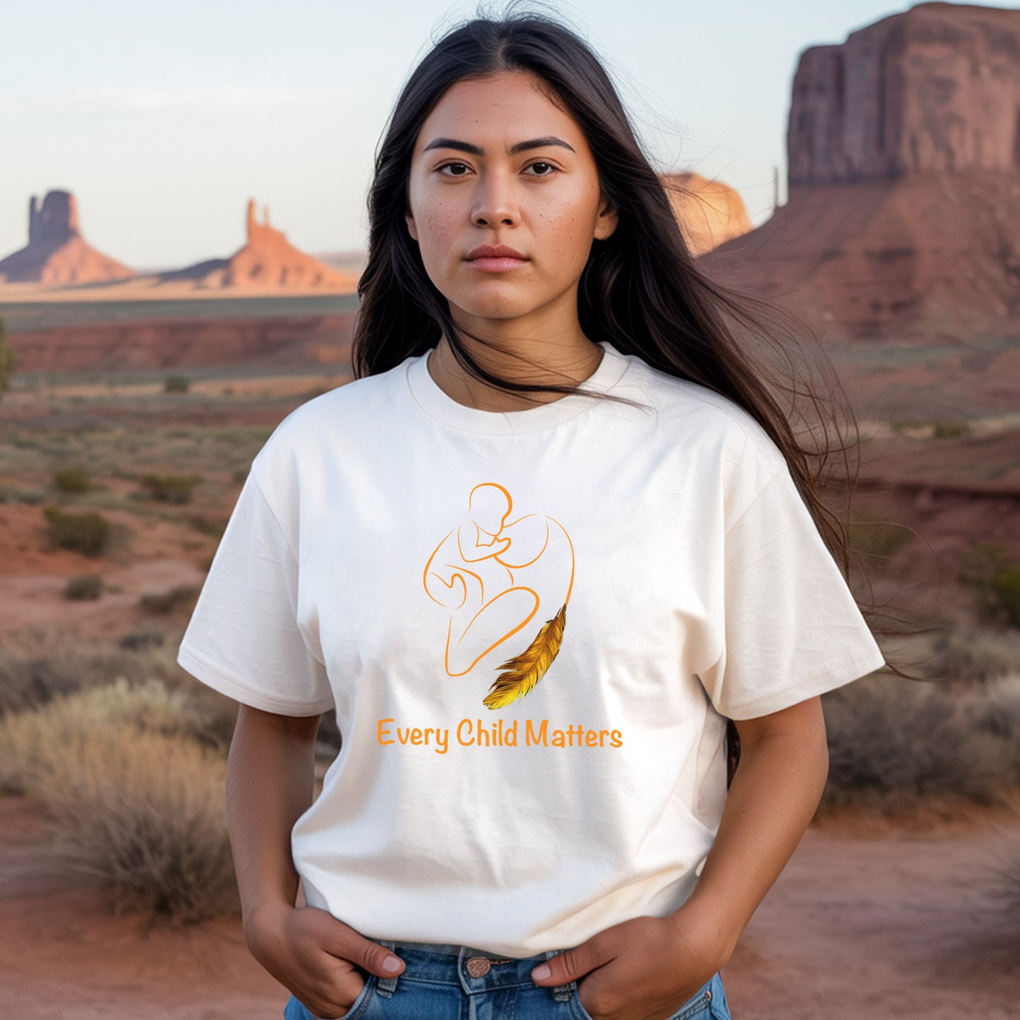 Every Child Matters Mother And Child For Orange Shirt Day Unisex T-Shirt/Hoodie/Sweatshirt 291
