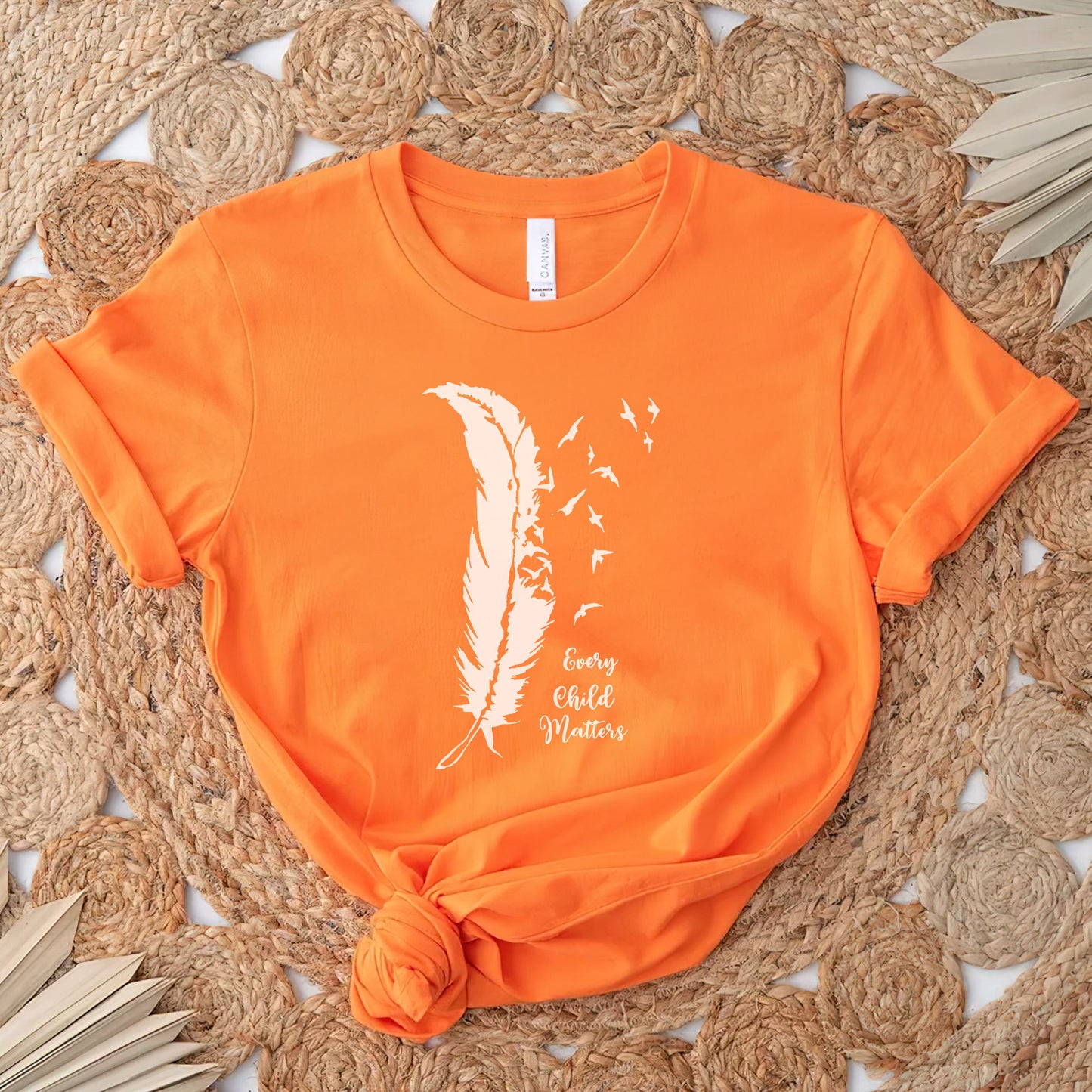 Every Child Matters Bird Feather For Orange Shirt Day Unisex T-Shirt/Hoodie/Sweatshirt 296