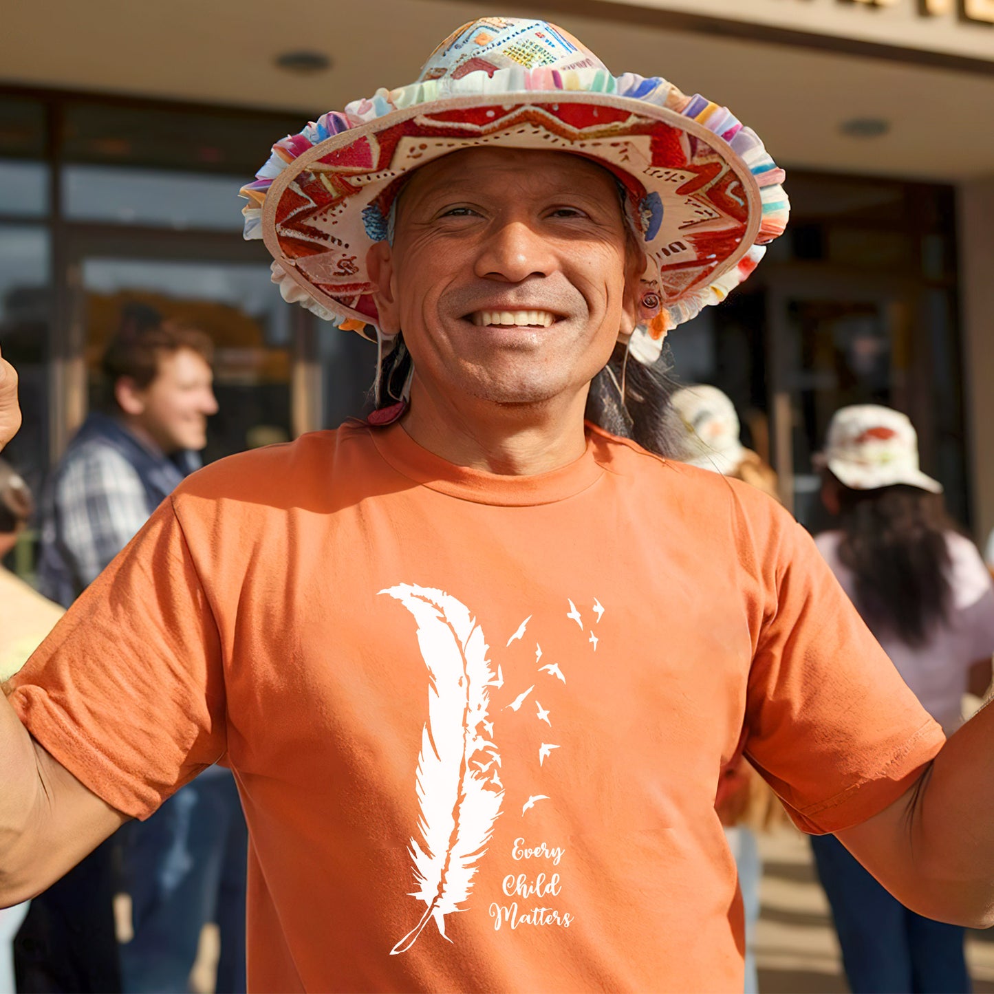 Every Child Matters Bird Feather For Orange Shirt Day Unisex T-Shirt/Hoodie/Sweatshirt 296