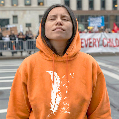 Every Child Matters Bird Feather For Orange Shirt Day Unisex T-Shirt/Hoodie/Sweatshirt 296