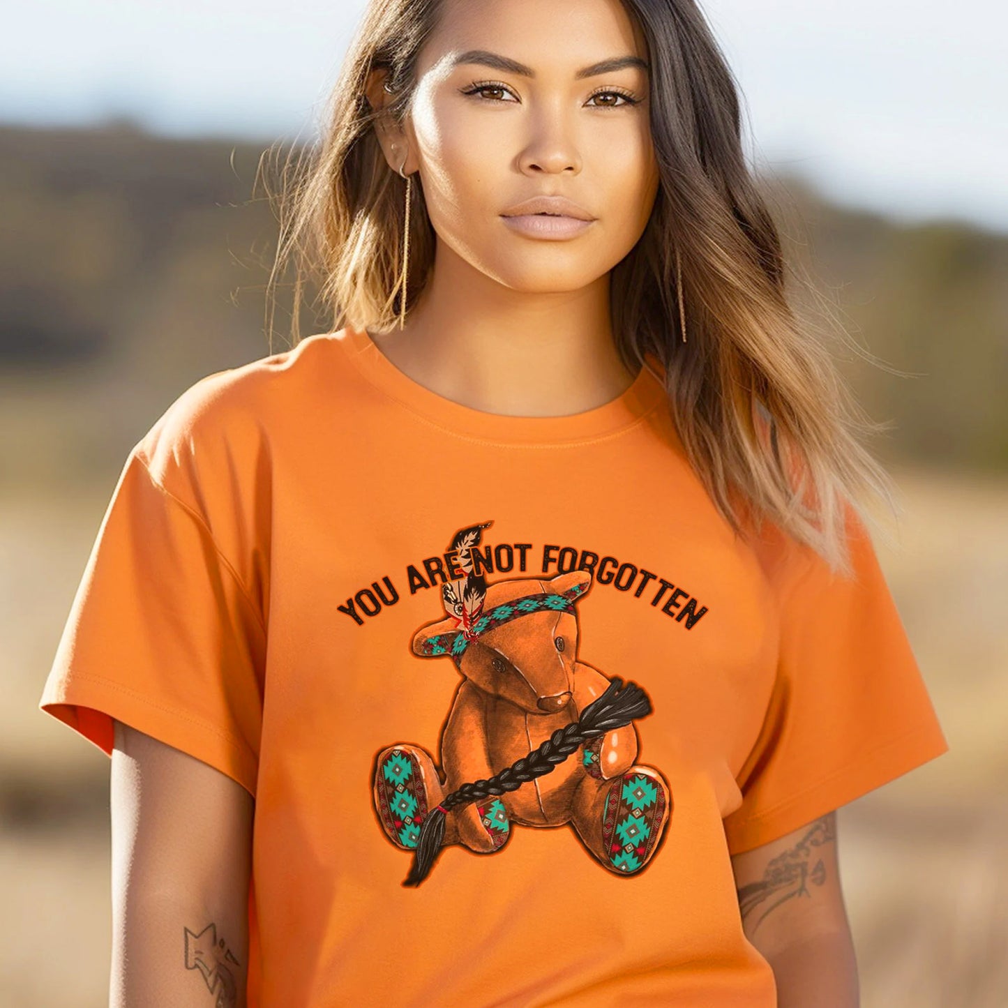 Every Child Matters You Are Not Forgotten Orange Bear For Orange Shirt Day Unisex T-Shirt/Hoodie/Sweatshirt