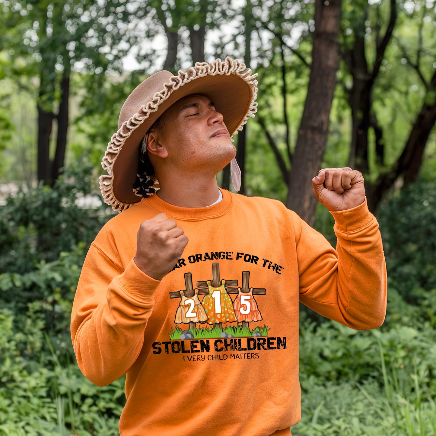 Every Child Matters I Wear Orange For The 215 Stolen Children For Orange Shirt Day Unisex T-Shirt/Hoodie/Sweatshirt