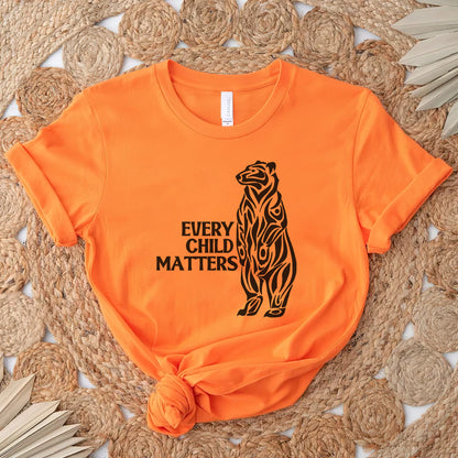 Every Child Matters Black Bear For Orange Day Unisex T-Shirt/Hoodie/Sweatshirt