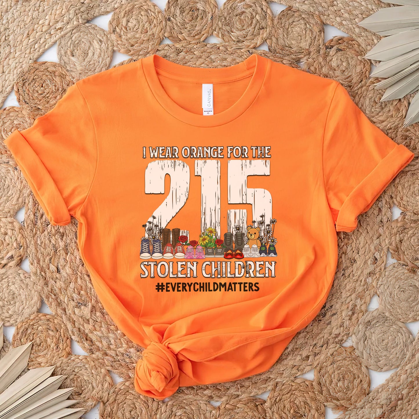 Every Child Matters I Wear Orange For The 215 Stolen Children For Orange Day Unisex T-Shirt/Hoodie/Sweatshirt