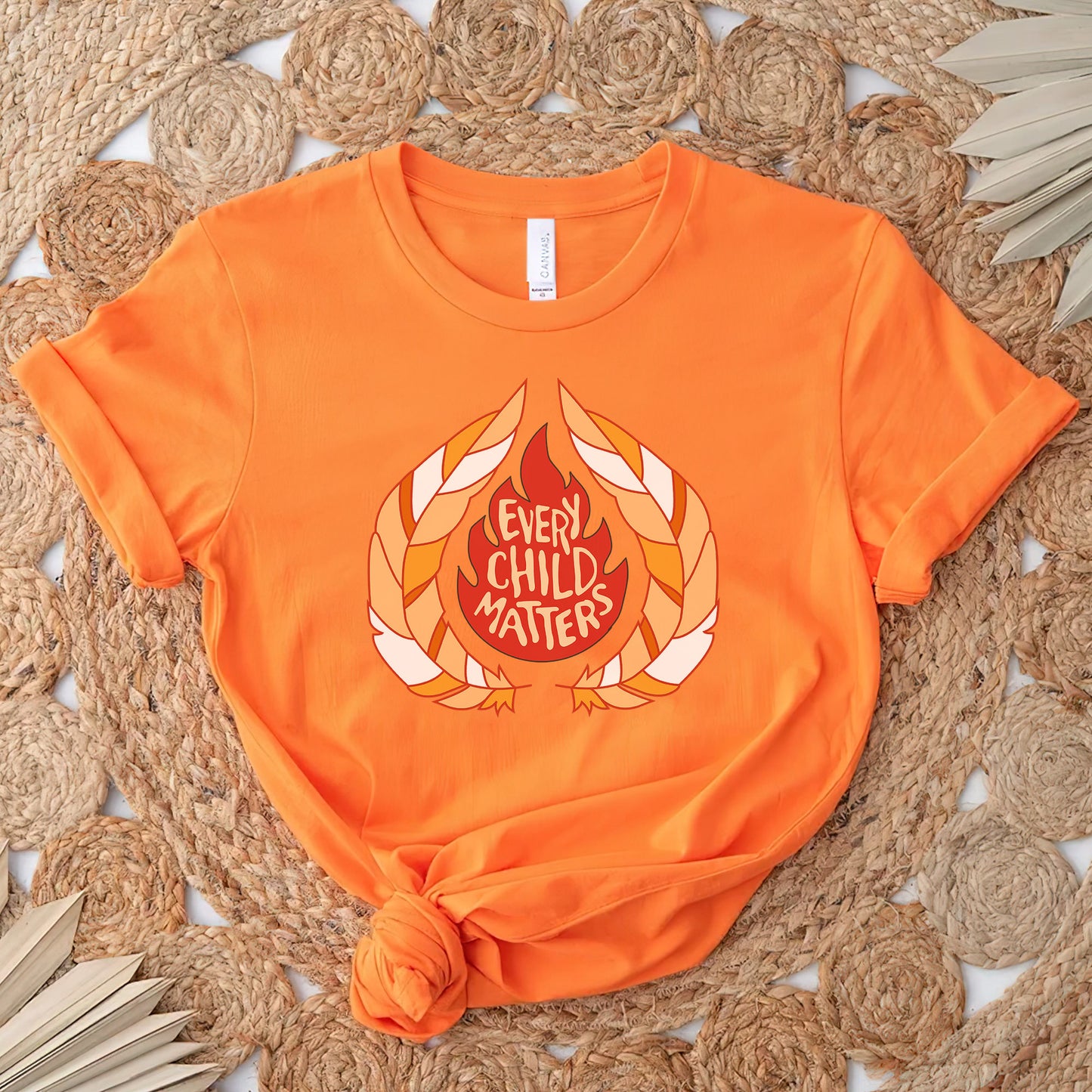 Every Child Matters Fire Orange Shirt Day Unisex T-Shirt/Hoodie/Sweatshirt