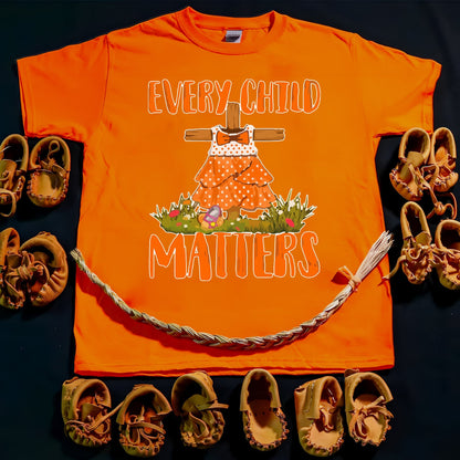 Every Child Matters Pine Tree Orange Unisex T-Shirt/Hoodie/Sweatshirt 048