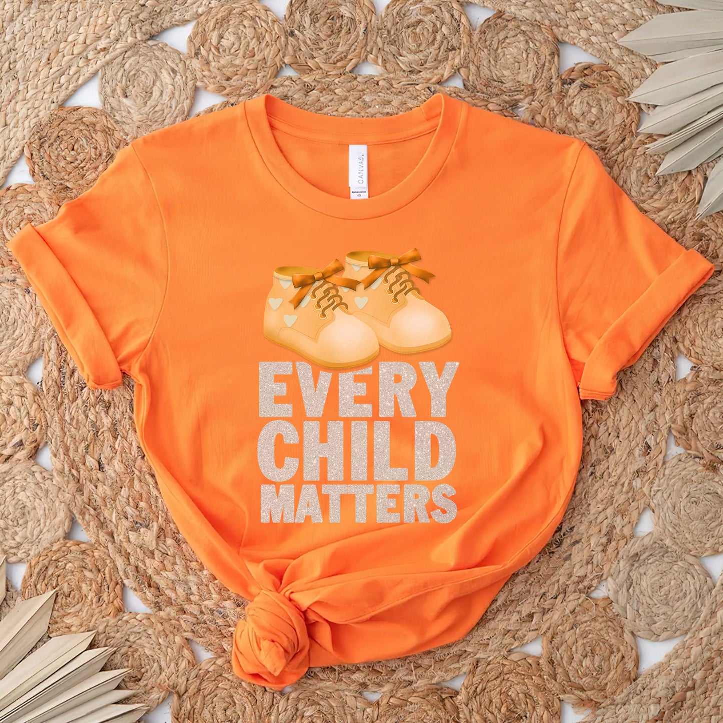 Every Child Matters Shoes Orange For Orange Shirt Day Unisex T-Shirt/Hoodie/Sweatshirt