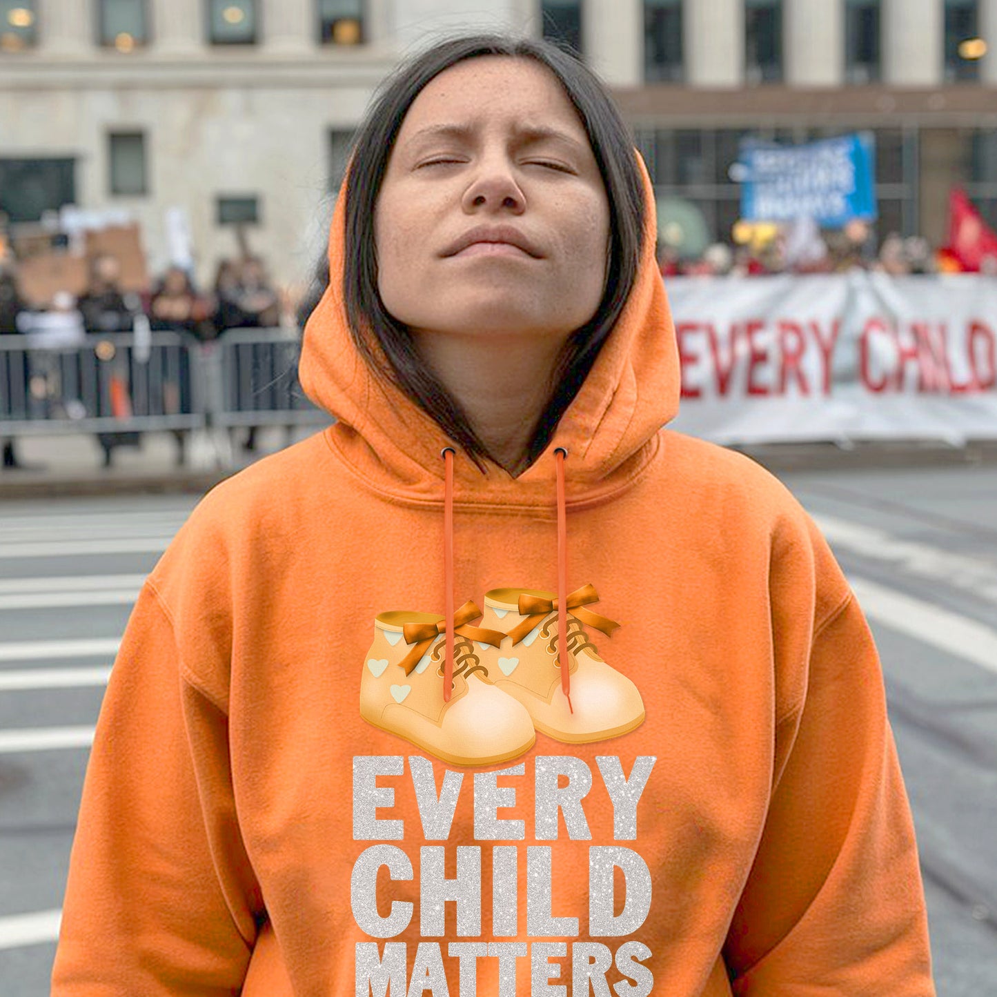 Every Child Matters Shoes Orange For Orange Shirt Day Unisex T-Shirt/Hoodie/Sweatshirt